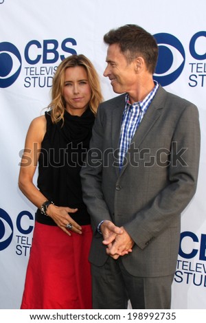 LOS ANGELES - MAY 19:  Tea Leoni, Tim Daly at the CBS Summer Soiree at the London Hotel on May 19, 2014 in West Hollywood, CA