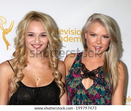 LOS ANGELES - JUN 19:  Hunter King, Kelli Goss at the ATAS Daytime Emmy Nominees Reception at the London Hotel on June 19, 2014 in West Hollywood, CA