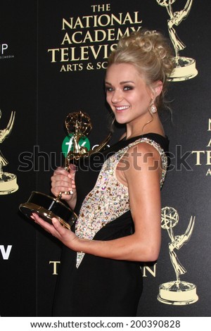 LOS ANGELES - JUN 22:  Hunter King at the 2014 Daytime Emmy Awards Press Room at the Beverly Hilton Hotel on June 22, 2014 in Beverly Hills, CA