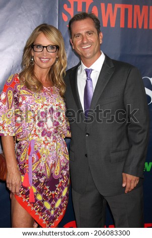 LOS ANGELES - JUL 17:  Jennifer Berman, Jim Sears at the CBS TCA July 2014 Party at the Pacific Design Center on July 17, 2014 in West Hollywood, CA