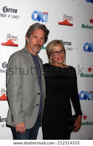 LOS ANGELES - AUG 21:  Gary Cole, Wife at the OK! TV Awards Party at Sofiitel L.A. on August 21, 2014 in West Hollywood, CA