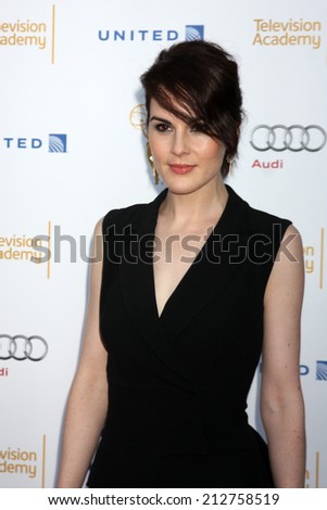 LOS ANGELES - AUG 23:  Michelle Dockery at the Television Academy\'s Perfomers Nominee Reception at Pacific Design Center on August 23, 2014 in West Hollywood, CA