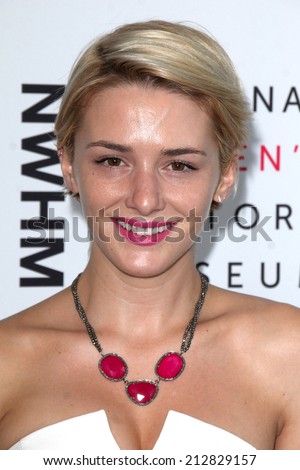 LOS ANGELES - AUG 23:  Addison Timlin at the 3rd Annual Women Making History Brunch at Skirball Center on August 23, 2014 in Los Angeles, CA