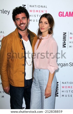 LOS ANGELES - AUG 23:  Bryn Mooser, Dawn Olivieri at the 3rd Annual Women Making History Brunch at Skirball Center on August 23, 2014 in Los Angeles, CA
