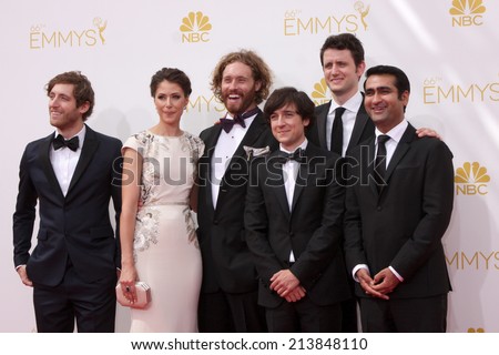 LOS ANGELES - AUG 25:  Silicon Valley at the 2014 Primetime Emmy Awards - Arrivals at Nokia at LA Live on August 25, 2014 in Los Angeles, CA