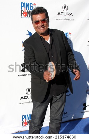 LOS ANGELES - SEP 4:  George Lopez at the Ping Pong 4 Purpose Charity Event at Dodger Stadium on September 4, 2014 in Los Angeles, CA