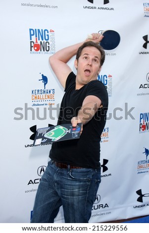 LOS ANGELES - SEP 4:  David Berman at the Ping Pong 4 Purpose Charity Event at Dodger Stadium on September 4, 2014 in Los Angeles, CA