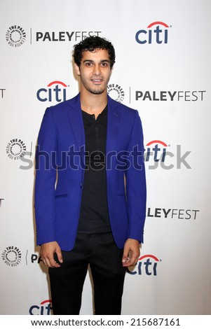 LOS ANGELES - SEP 7:  Elyes Gabel at the Paley Center For Media\'s PaleyFest 2014 Fall TV Previews - CBS at Paley Center For Media on September 7, 2014 in Beverly Hills, CA
