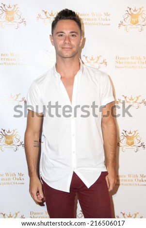 LOS ANGELES - SEP 10:  Sasha Farber at the Dance With Me USA Grand Opening at Dance With Me Studio on September 10, 2014 in Sherman Oaks, CA
