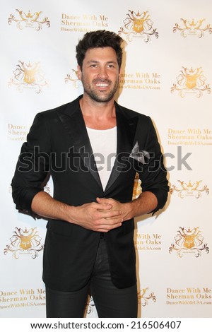 LOS ANGELES - SEP 10:  Maks Chmerkovskiy at the Dance With Me USA Grand Opening at Dance With Me Studio on September 10, 2014 in Sherman Oaks, CA
