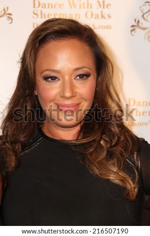 LOS ANGELES - SEP 10:  Leah Remini at the Dance With Me USA Grand Opening at Dance With Me Studio on September 10, 2014 in Sherman Oaks, CA