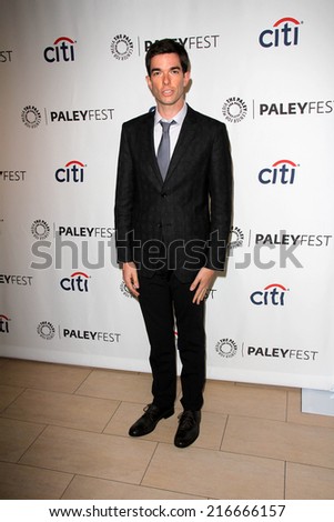 LOS ANGELES - SEP 8:  John Mulaney at the Paley Center For Media\'s PaleyFest 2014 Fall TV Previews - FOX at Paley Center For Media on September 8, 2014 in Beverly Hills, CA