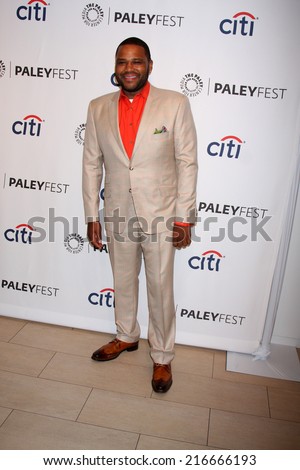 LOS ANGELES - SEP 11:  Anthony Anderson at the Paley Center For Media's PaleyFest 2014 Fall TV Previews - ABC at Paley Center For Media on September 11, 2014 in Beverly Hills, CA