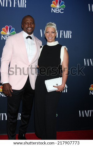LOS ANGELES - SEP 16:  Terry Crews, Rebecca Crews at the NBC & Vanity Fair\'s 2014-2015 TV Season Event at Hyde Sunset on September 16, 2014 in West Hollywood, CA