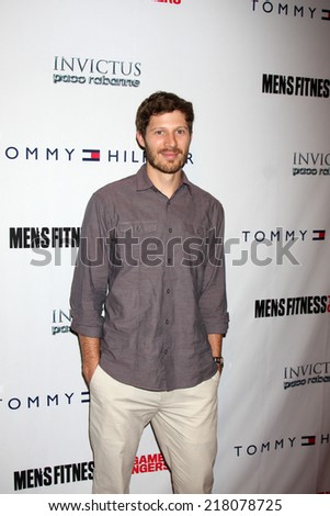 LOS ANGELES - SEP 17:  Zach Gilford at the MEN\'S FITNESS Celebrates The 2014 GAME CHANGERS  at Palihouse on September 17, 2014 in West Hollywood, CA