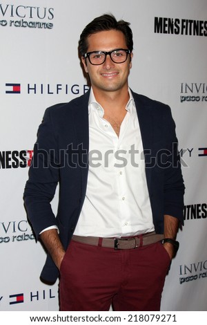 LOS ANGELES - SEP 17:  Nelson Piquet Jr at the MEN\'S FITNESS Celebrates The 2014 GAME CHANGERS  at Palihouse on September 17, 2014 in West Hollywood, CA