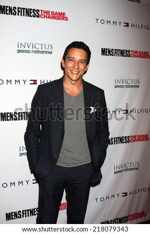 LOS ANGELES - SEP 17:  Gabriel Luna at the MEN\'S FITNESS Celebrates The 2014 GAME CHANGERS  at Palihouse on September 17, 2014 in West Hollywood, CA