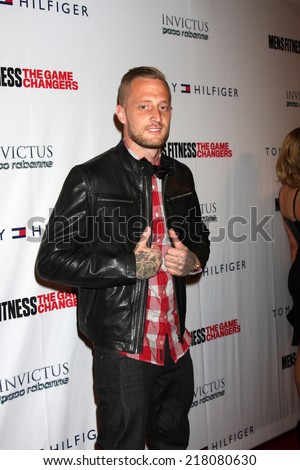 LOS ANGELES - SEP 17:  Michael Voltaggio at the MEN\'S FITNESS Celebrates The 2014 GAME CHANGERS  at Palihouse on September 17, 2014 in West Hollywood, CA