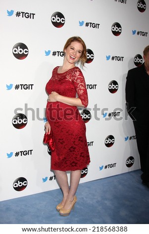 LOS ANGELES - SEP 20:  Sarah Drew at the TGIT Premiere Event for Grey\'s Anatomy, Scandal, How to Get Away With Murder at Palihouse on September 20, 2014 in West Hollywood, CA