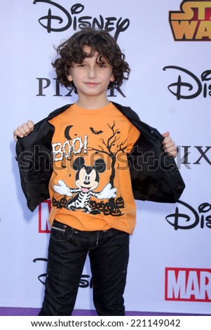 LOS ANGELES - OCT 1:  August Maturo at the VIP Disney Halloween Event at Disney Consumer Product Pop Up Store on October 1, 2014 in Glendale, CA