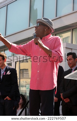 LOS ANGELES - OCT 9:  Arsenio Hall at the New Kids On the Block Hollywood Walk of Fame Star Ceremony at Hollywood Boulevard on October 9, 2014 in Los Angeles, CA