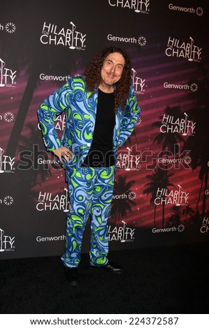 LOS ANGELES - OCT 17:  Weird Al Yankovic at the Hilarity for Charity Benefit for Alzheimer\'s Association at Hollywood Paladium on October 17, 2014 in Los Angeles, CA