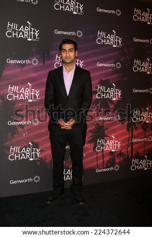 LOS ANGELES - OCT 17:  Kumail Nanjiani at the Hilarity for Charity Benefit for Alzheimer\'s Association at Hollywood Paladium on October 17, 2014 in Los Angeles, CA