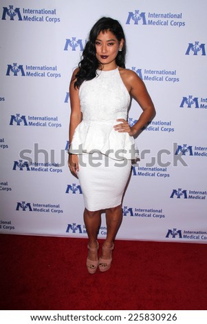 LOS ANGELES - OCT 23:  Chloe Flower at the International Medical Corps 2014 Annual Awards Celebration at Beverly Wilshire Hotel on October 23, 2014 in Beverly Hills, CA