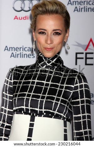 LOS ANGELES - NOV 12:  Karine Vanasse at the A Special Tribute to Sophia Loren at AFI Film Festival at the Dolby Theater on November 12, 2014 in Los Angeles, CA