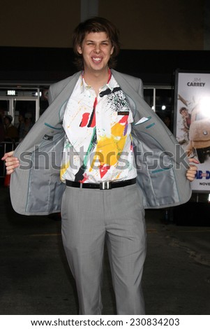 LOS ANGELES - NOV 3:  Matthew Cardarople at the Dumb and Dumber To Premiere at the Village Theater on November 3, 2014 in Los Angeles, CA