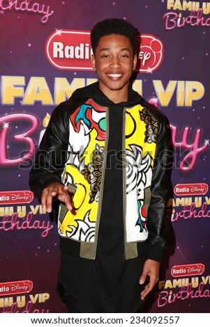 LOS ANGELES - NOV 22:  Jacob Latimore at the Radio Disney\'s Family VIP Birthday at the Club Nokia on November 22, 2014 in Los Angeles, CA