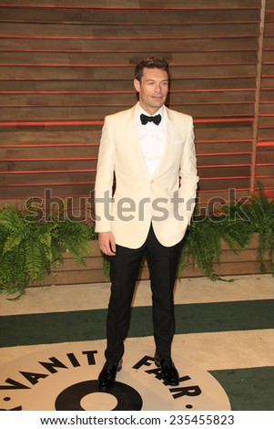 LOS ANGELES - MAR 2:  Ryan Seacrest at the 2014 Vanity Fair Oscar Party at the Sunset Boulevard on March 2, 2014 in West Hollywood, CA