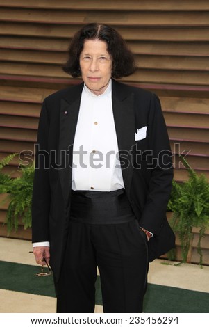 LOS ANGELES - MAR 2:  Fran Lebowitz at the 2014 Vanity Fair Oscar Party at the Sunset Boulevard on March 2, 2014 in West Hollywood, CA