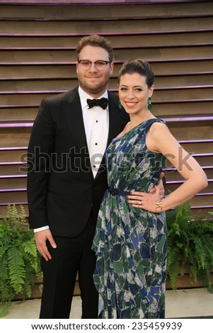 LOS ANGELES - MAR 2:  Seth Rogan at the 2014 Vanity Fair Oscar Party at the Sunset Boulevard on March 2, 2014 in West Hollywood, CA