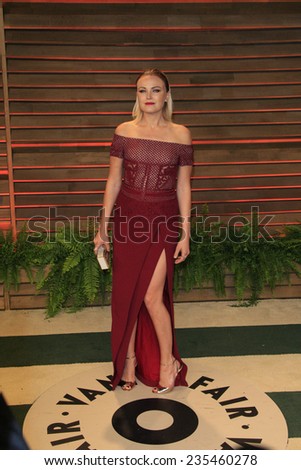 LOS ANGELES - MAR 2:  Malin Akerman at the 2014 Vanity Fair Oscar Party at the Sunset Boulevard on March 2, 2014 in West Hollywood, CA