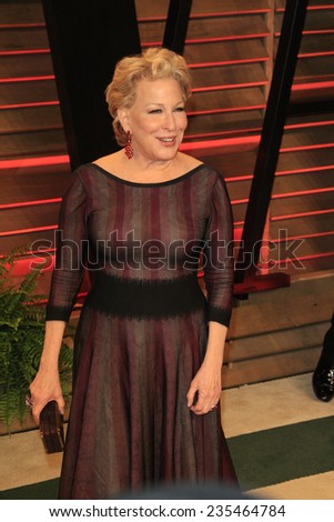 LOS ANGELES - MAR 2:  Bette Midler at the 2014 Vanity Fair Oscar Party at the Sunset Boulevard on March 2, 2014 in West Hollywood, CA