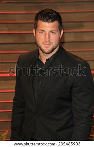 LOS ANGELES - MAR 2:  Tim Tebow at the 2014 Vanity Fair Oscar Party at the Sunset Boulevard on March 2, 2014 in West Hollywood, CA