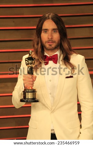 LOS ANGELES - MAR 2:  Jared Leto at the 2014 Vanity Fair Oscar Party at the Sunset Boulevard on March 2, 2014 in West Hollywood, CA