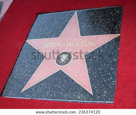 LOS ANGELES - DEC 8:  Peter Jackson Star at the Peter Jackson Hollywood Walk of Fame Ceremony at the Dolby Theater on December 8, 2014 in Los Angeles, CA