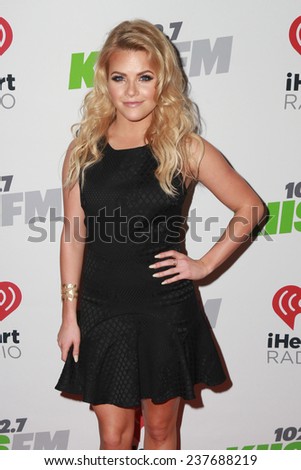 LOS ANGELES - DEC 5:  Witney Carson at the KIIS FM\'s Jingle Ball 2014 at the Staples Center on December 5, 2014 in Los Angeles, CA