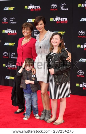 LOS ANGELES - MAR 11:  Catherine Bell, family at the \