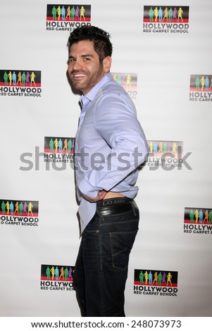 LOS ANGELES - JAN 17:  AJ Trada at the Hollywood Red Carpet School at Secret Rose Theater on January 17, 2015 in Studio City, CA