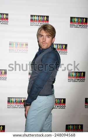 LOS ANGELES - JAN 17:  Spencer Evans at the Hollywood Red Carpet School at Secret Rose Theater on January 17, 2015 in Studio City, CA