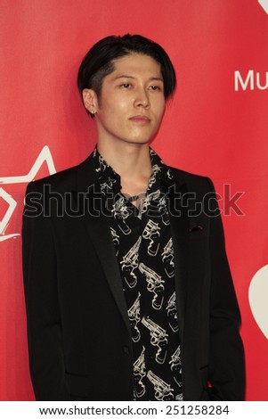 LOS ANGELES - FEB 6:  Miyavi at the MusiCares 2015 Person Of The Year Gala at a Los Angeles Convention Center on February 6, 2015 in Los Angeles, CA