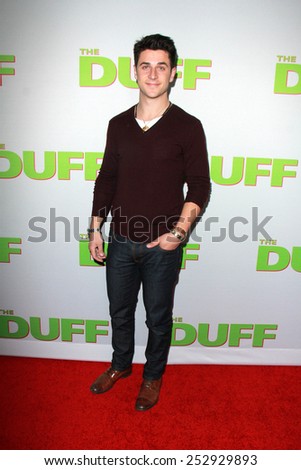 LOS ANGELES - FEB 12:  David Henrie at the \
