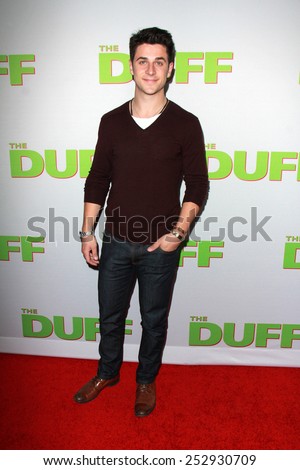 LOS ANGELES - FEB 12:  David Henrie at the \