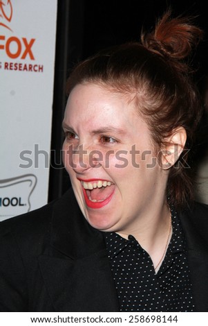 LOS ANGELES - MAR 7:  Lena Dunham at the Raising The Bar To End Parkinsons Event at the Public School 818 on March 7, 2015 in Sherman Oaks, CA