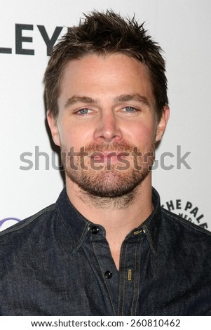 LOS ANGELES - MAR 14:  Stephen Amell at the PaleyFEST LA 2015 - \