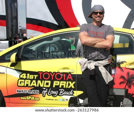 LOS ANGELES - FEB 21:  Joshua Morrow at the Grand Prix of Long Beach Pro/Celebrity Race Training at the Willow Springs International Raceway on March 21, 2015 in Rosamond, CA