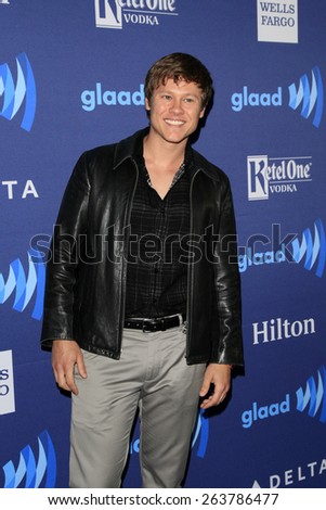 LOS ANGELES - MAR 21:  Guy Wilson at the 26th Annual GLAAD Media Awards at the Beverly Hilton Hotel on March 21, 2015 in Beverly Hills, CA
